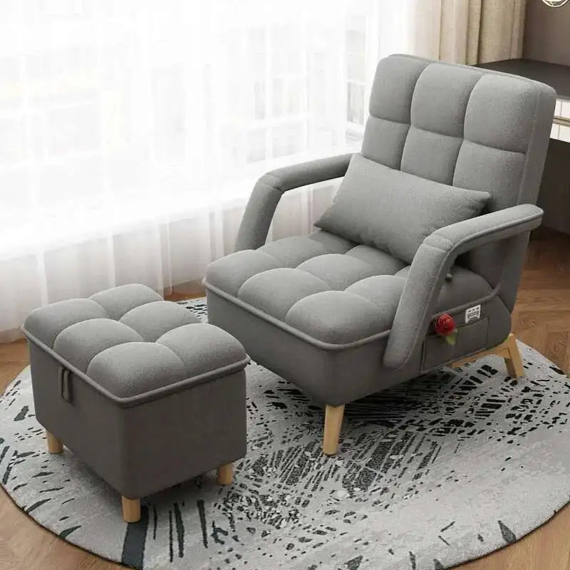 Lazy Sofa Designer Chair Back Support Pillow Bedroom Relax Floor Chairs Modern Nordic Poltrone Da Salotto Japanese Furniture