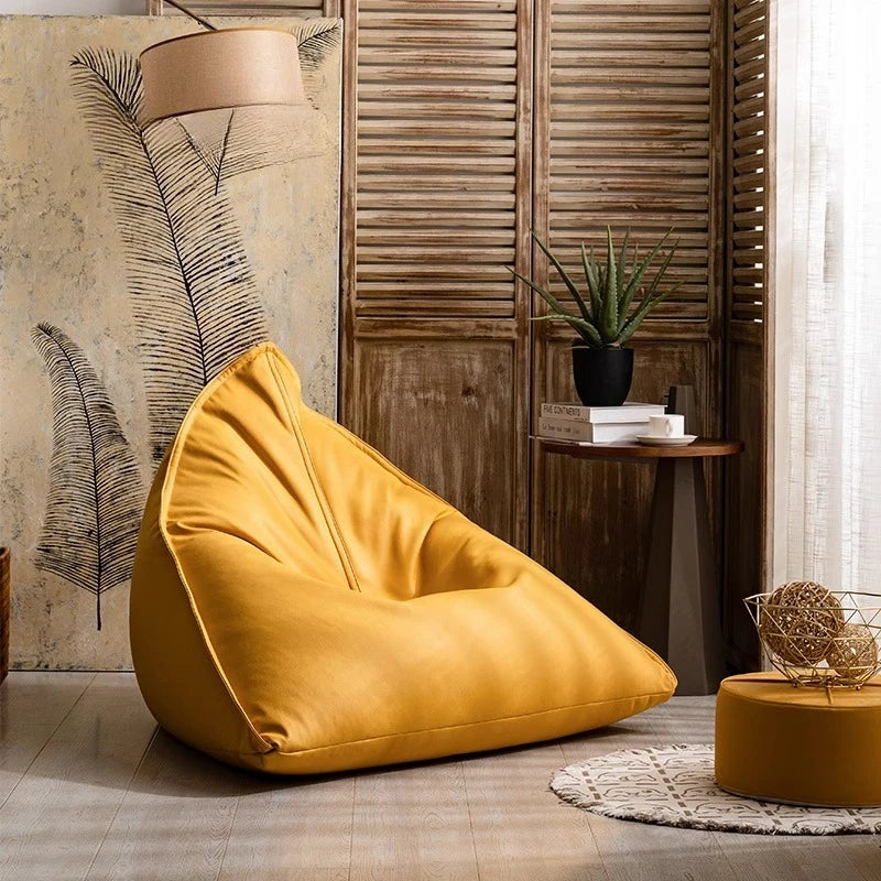 Japanese Designer Lazy Sofa Nordic Tatami Living Room Bean Bag Sofa Balcony Bedroom Recliner Home Furniture Divano Letto FYBS