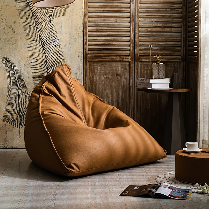 Japanese Designer Lazy Sofa Nordic Tatami Living Room Bean Bag Sofa Balcony Bedroom Recliner Home Furniture Divano Letto FYBS