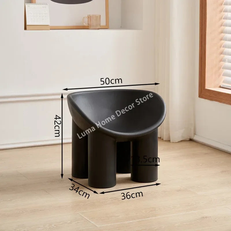 Luma Scandinavian Designer Elephant Leg Chair Wind Light Luxury Lazy Chair Creative Single Sofa for Ins Furniture Home Decor