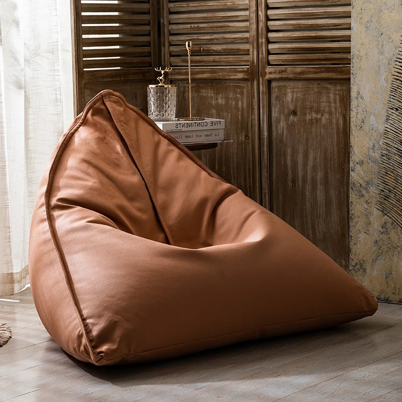 Japanese Designer Lazy Sofa Nordic Tatami Living Room Bean Bag Sofa Balcony Bedroom Recliner Home Furniture Divano Letto FYBS