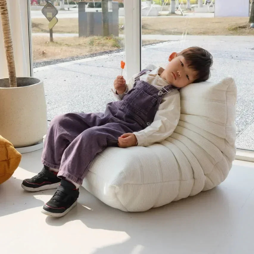 Single Sofa for Children Caterpillar Lazy Sofa Tatami Living Room Bedroom Cute Casual Single Chair Reading Chair Balcony Sofa
