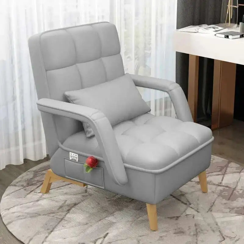 Lazy Sofa Designer Chair Back Support Pillow Bedroom Relax Floor Chairs Modern Nordic Poltrone Da Salotto Japanese Furniture