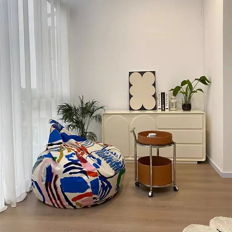 Replica Modern Bean Bag Sofa Classic Minimalist Living Room Bean Bag Sofa Lounge Designer Postmodern Divano Unique Furniture