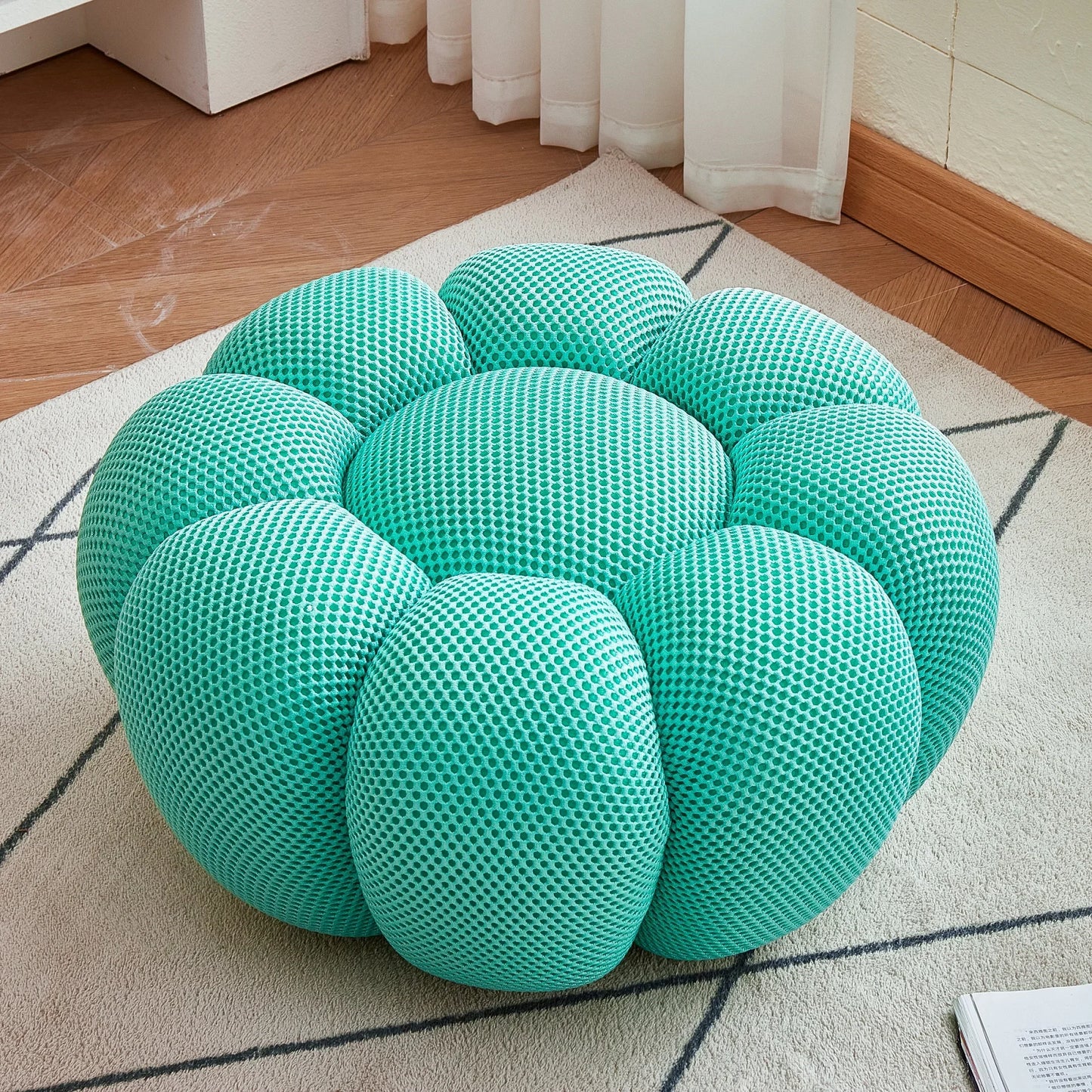 Single Seat Designer Pumpkin Lazy Sofa Balcony and Bedroom Can Lie Down and Recline Italian Minimalist Rochburg Football Sofa