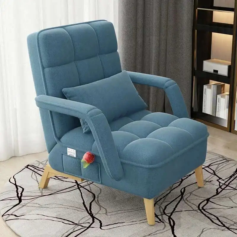 Lazy Sofa Designer Chair Back Support Pillow Bedroom Relax Floor Chairs Modern Nordic Poltrone Da Salotto Japanese Furniture